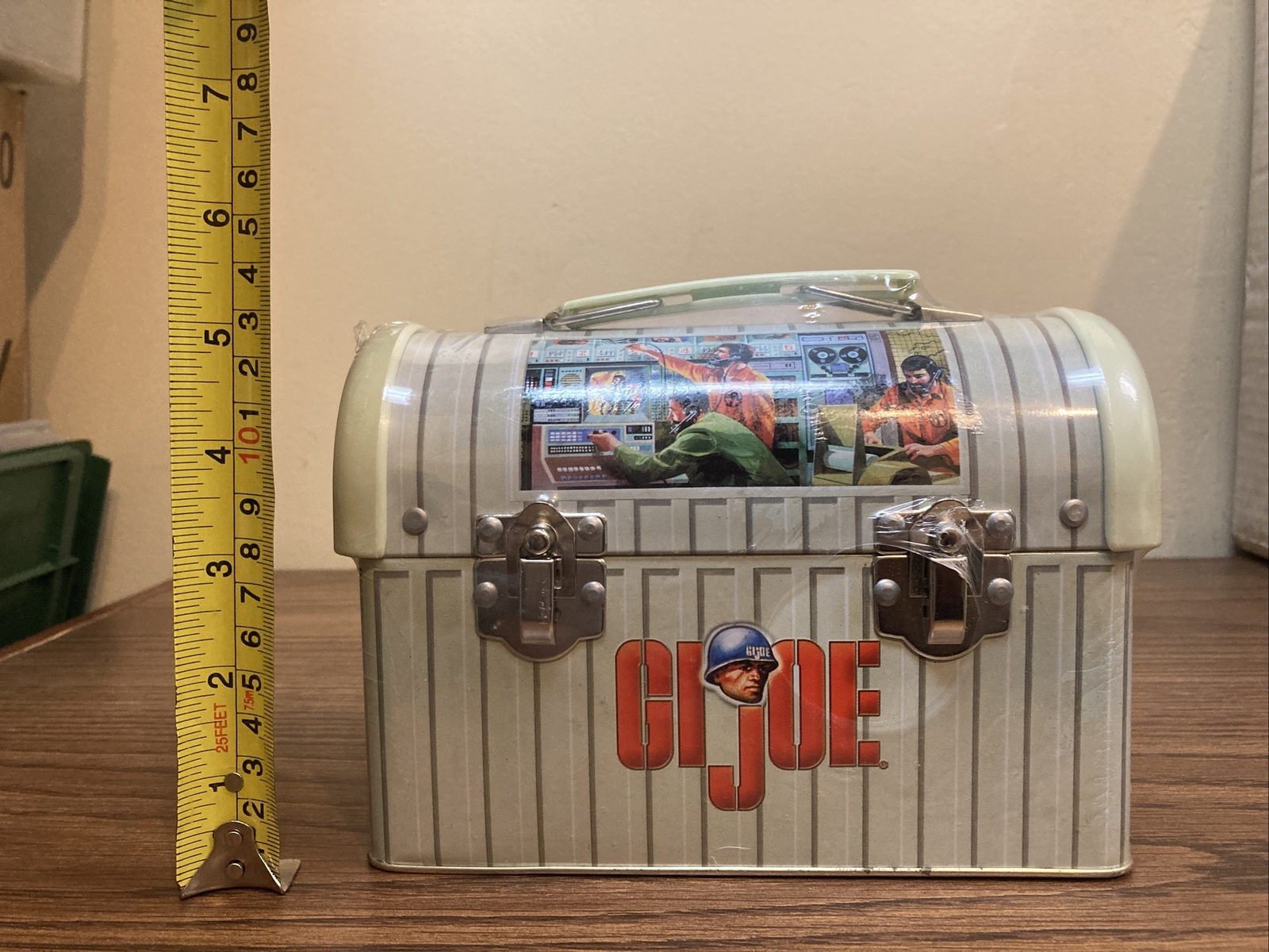 2000 GI Joe Small Dome Lunchbox, Tin Container Sealed