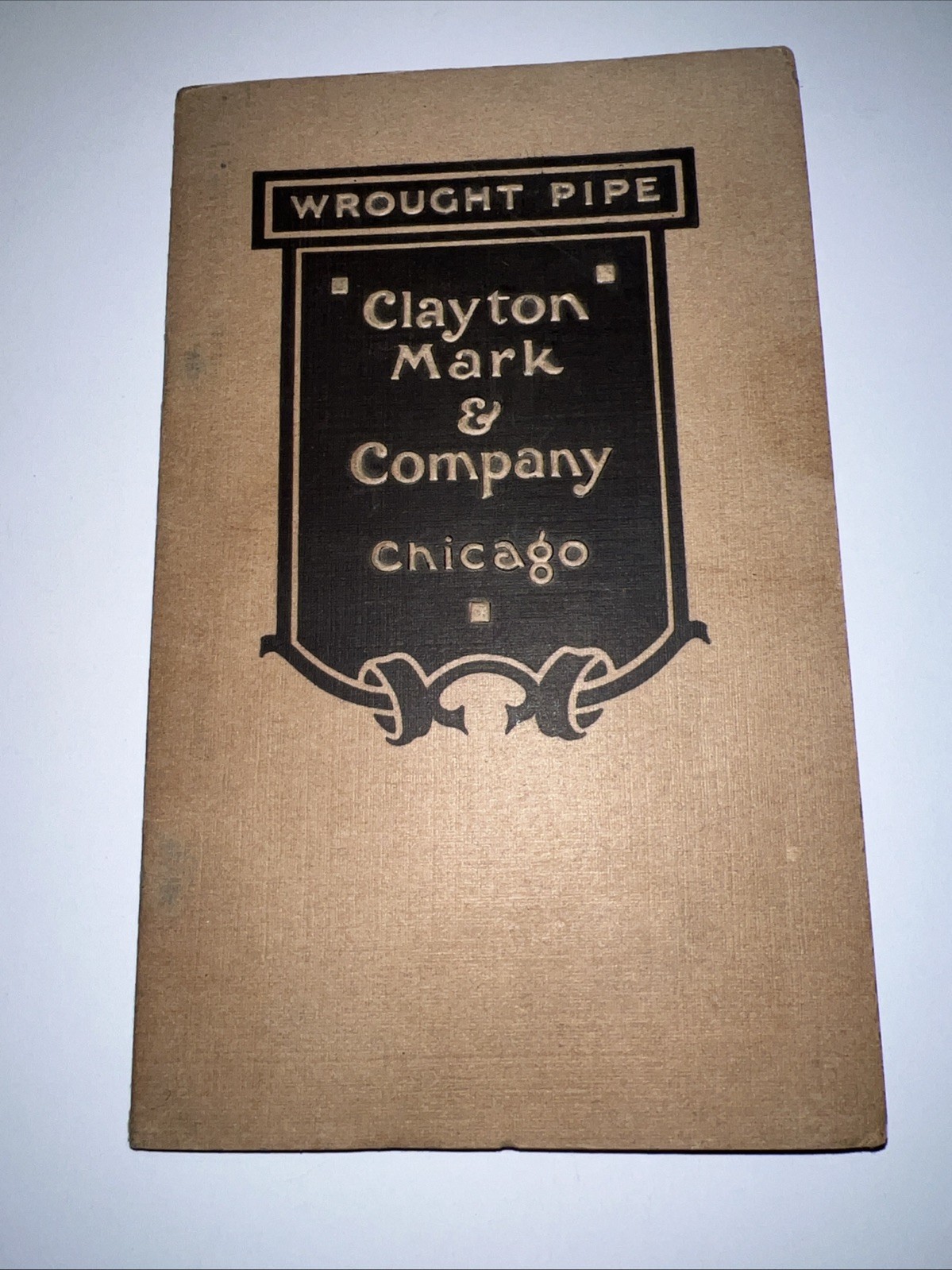 VTG 1925 Clayton Mark & Co Chicago IL Wrought Pipe Industrial Trade Catalog 22pg