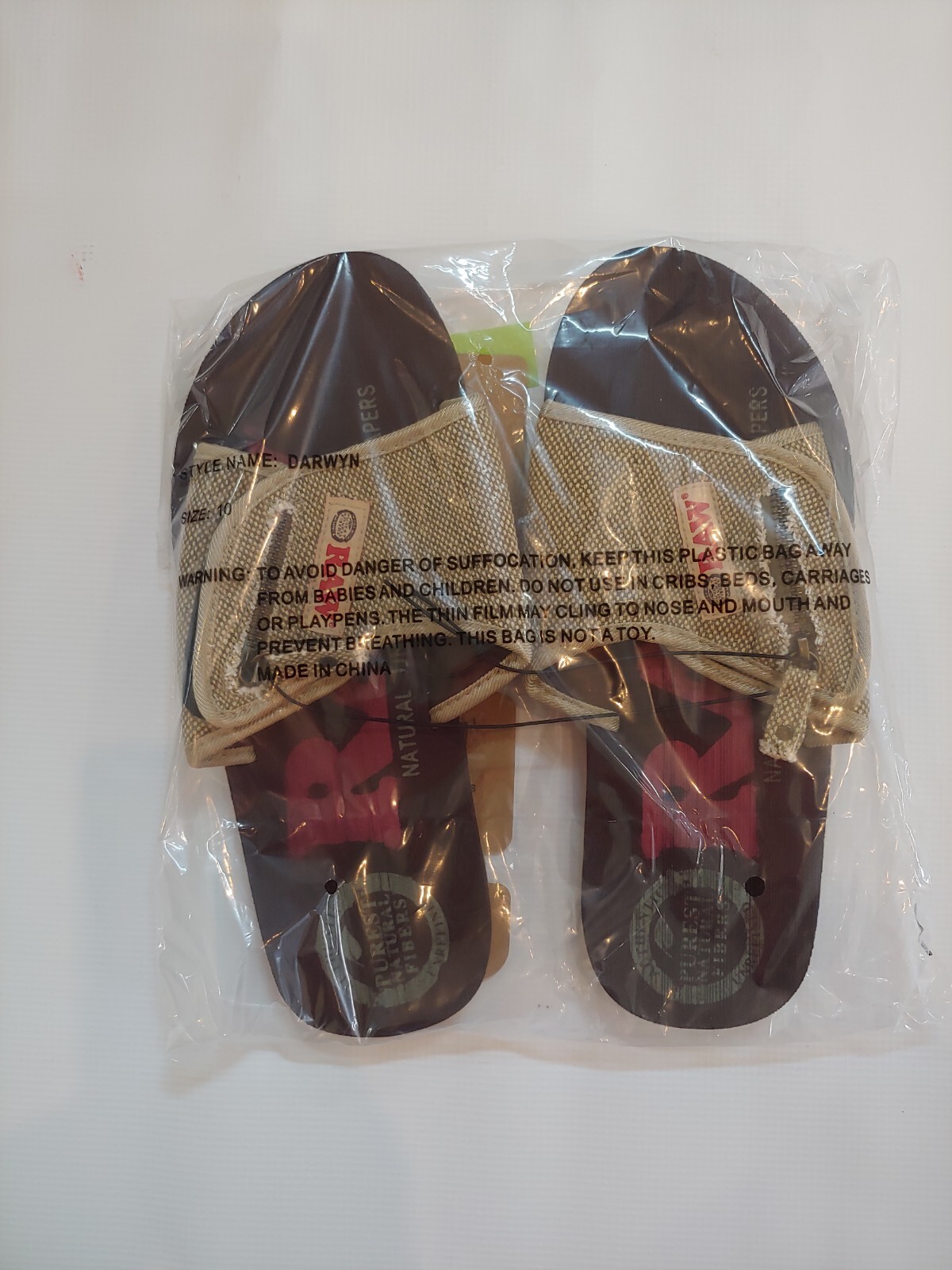 RAW X Rolling Papers Slides | Men | Sizes 8, 9, 10, 13