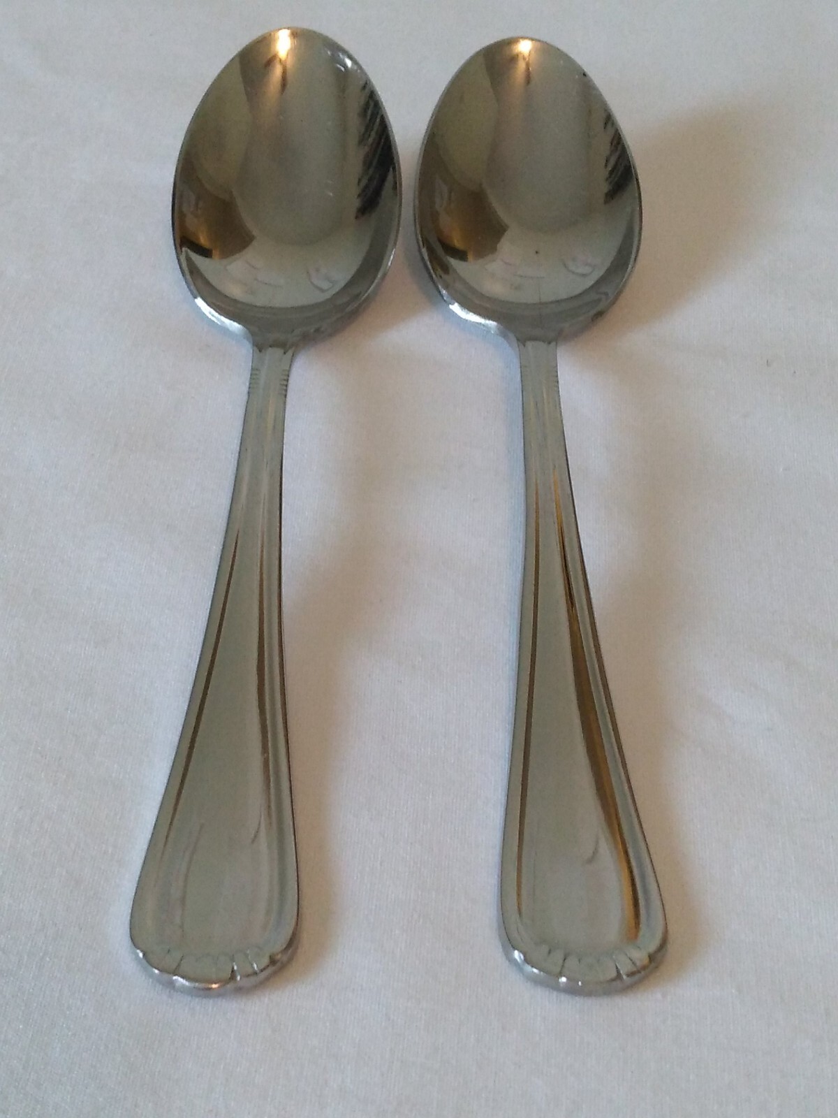 Oneida SEAWARD Stainless Steel Flatware Lot Set Of 2 Teaspoons