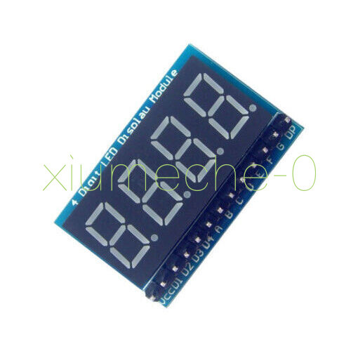 4-Digit 8 Paragraph LED Display Board Parallel Digital Tube Display Module NEW