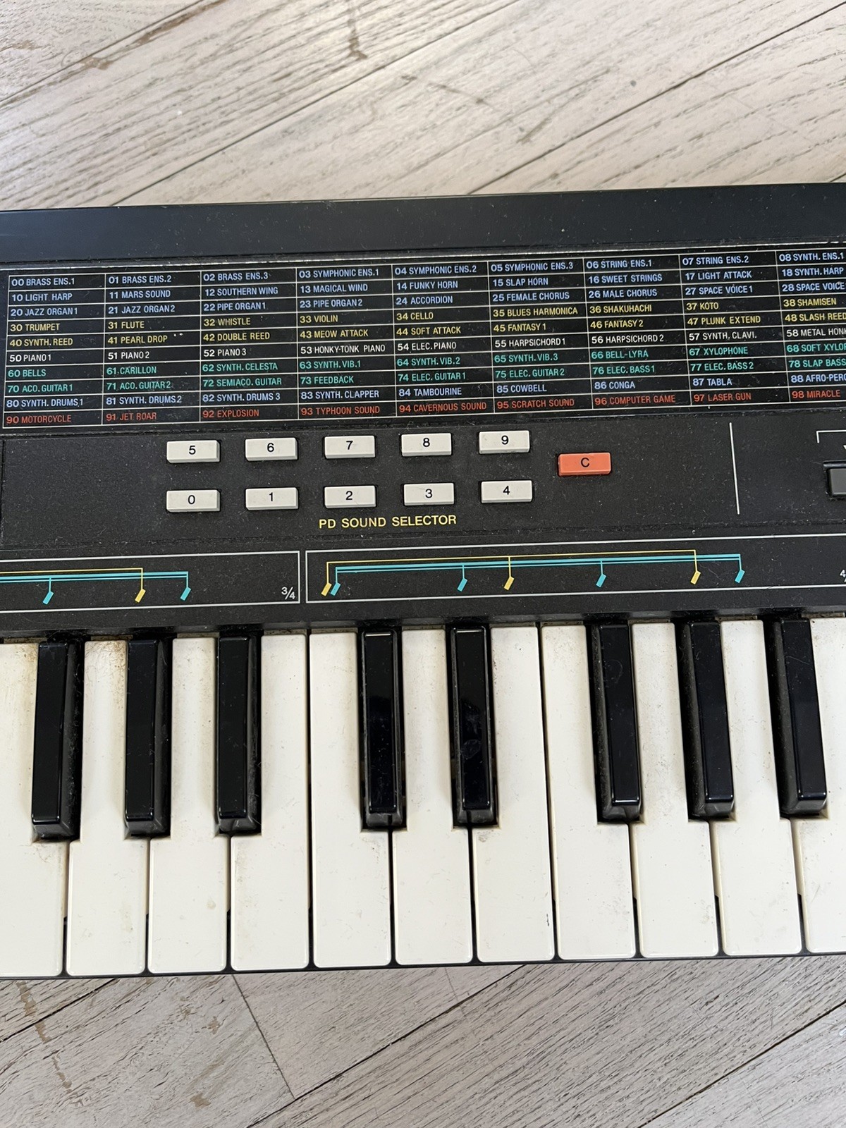 Casio CZ-230S Phase Distortion Synthesizer Keyboard READ