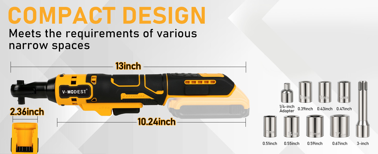 Cordless Angle Grinder/Impact Wrench Tool Combo Kit For Dewalt 20V MAX Battery