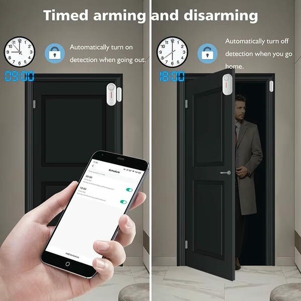 WiFi Door and Window Detector with Custom Timer