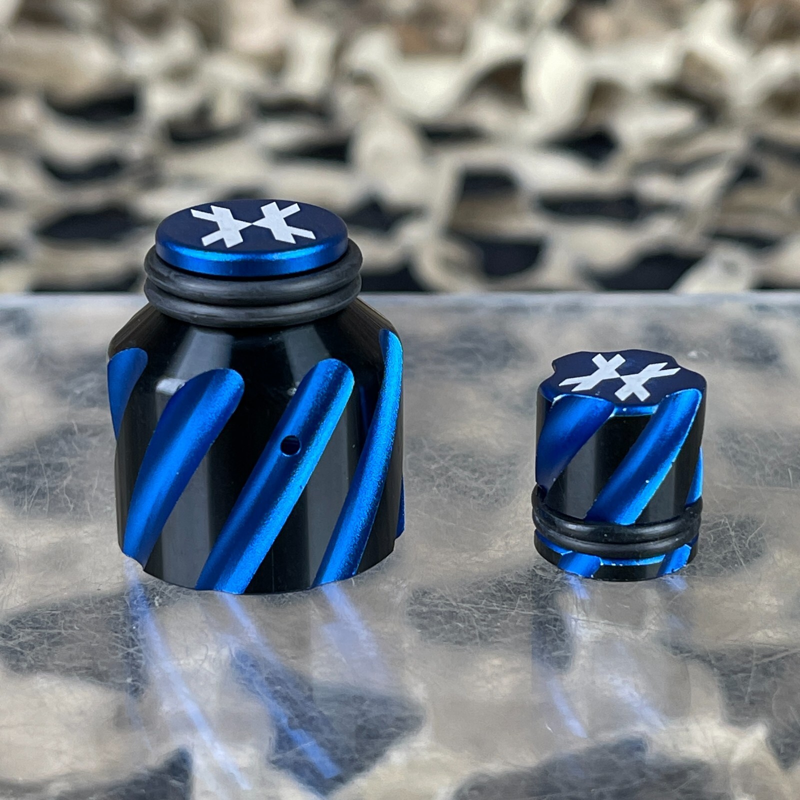 NEW HK Army Elite Thread Protector & Fill Nipple Kit - Orbit - Blue