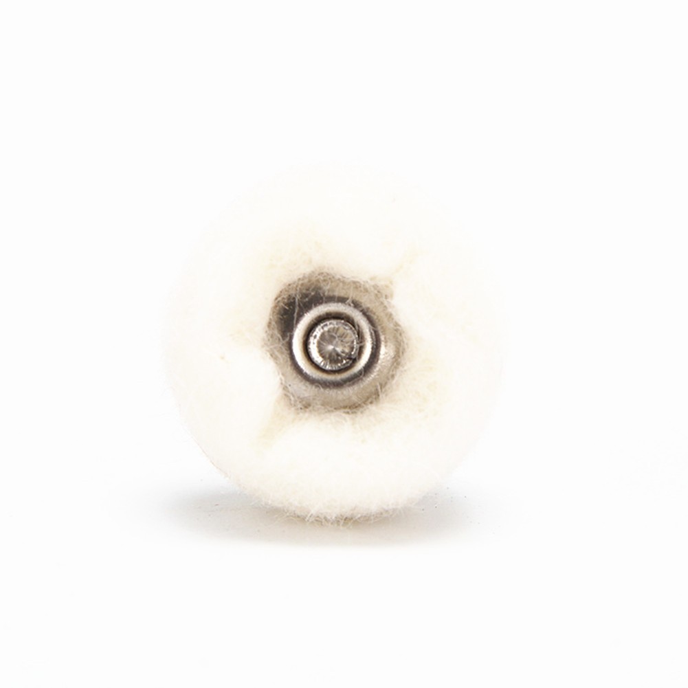 10Pcs Fine Wool 1/8" Shank Soft Polishing Brush Buffing Wheel Rotary Tool aa