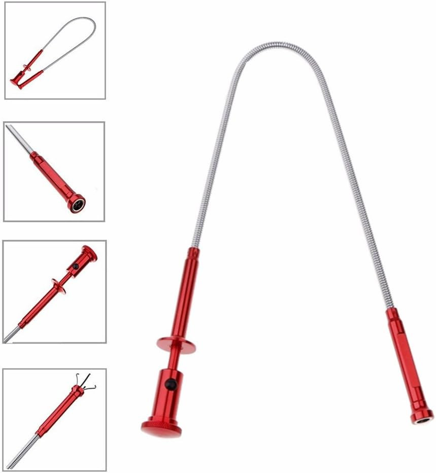 Flexible Grabber Claw Type Garbage Picker with LED Light arm Extension. Claw Gra