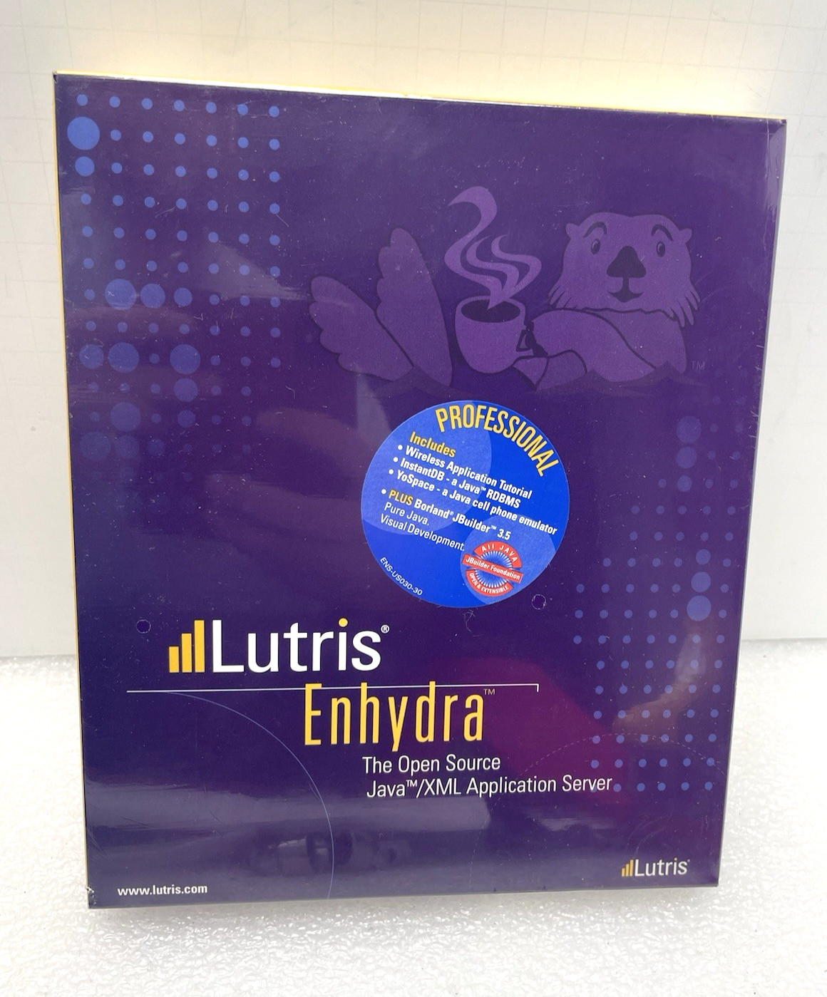 NEW SEALED LUTRIS ENHYDRA SOFTWARE OPEN SOURCE JAVA XML APPLICATION SERVER