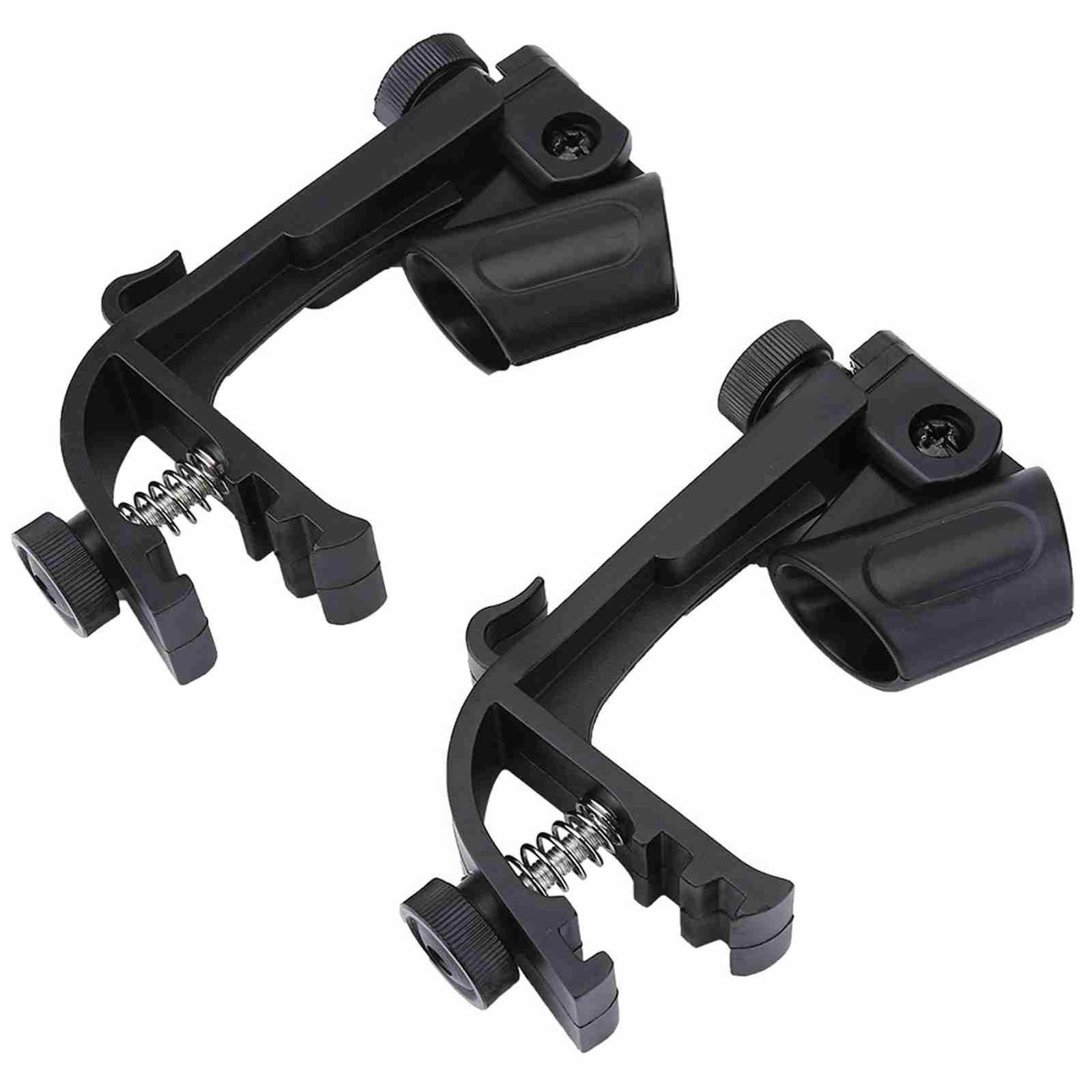 2 Pcs Adjustable Drum Mount Microphone Clip For Hands-Free Recording Or