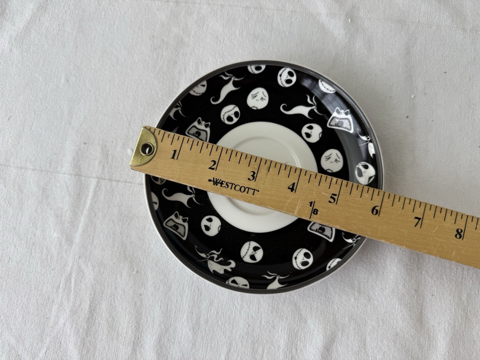 The Nightmare Before Christmas Jack Skellington replacement Saucer only NO CUP
