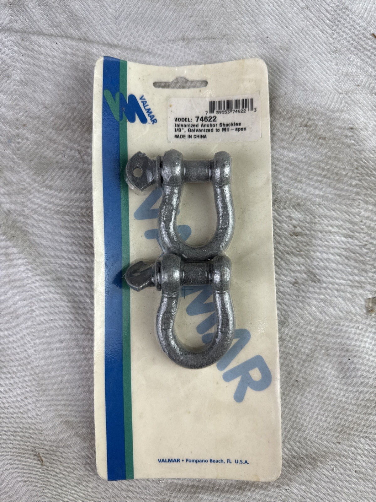 Valmar Marine 74622 Galvanized Anchor Shackle 3/8"