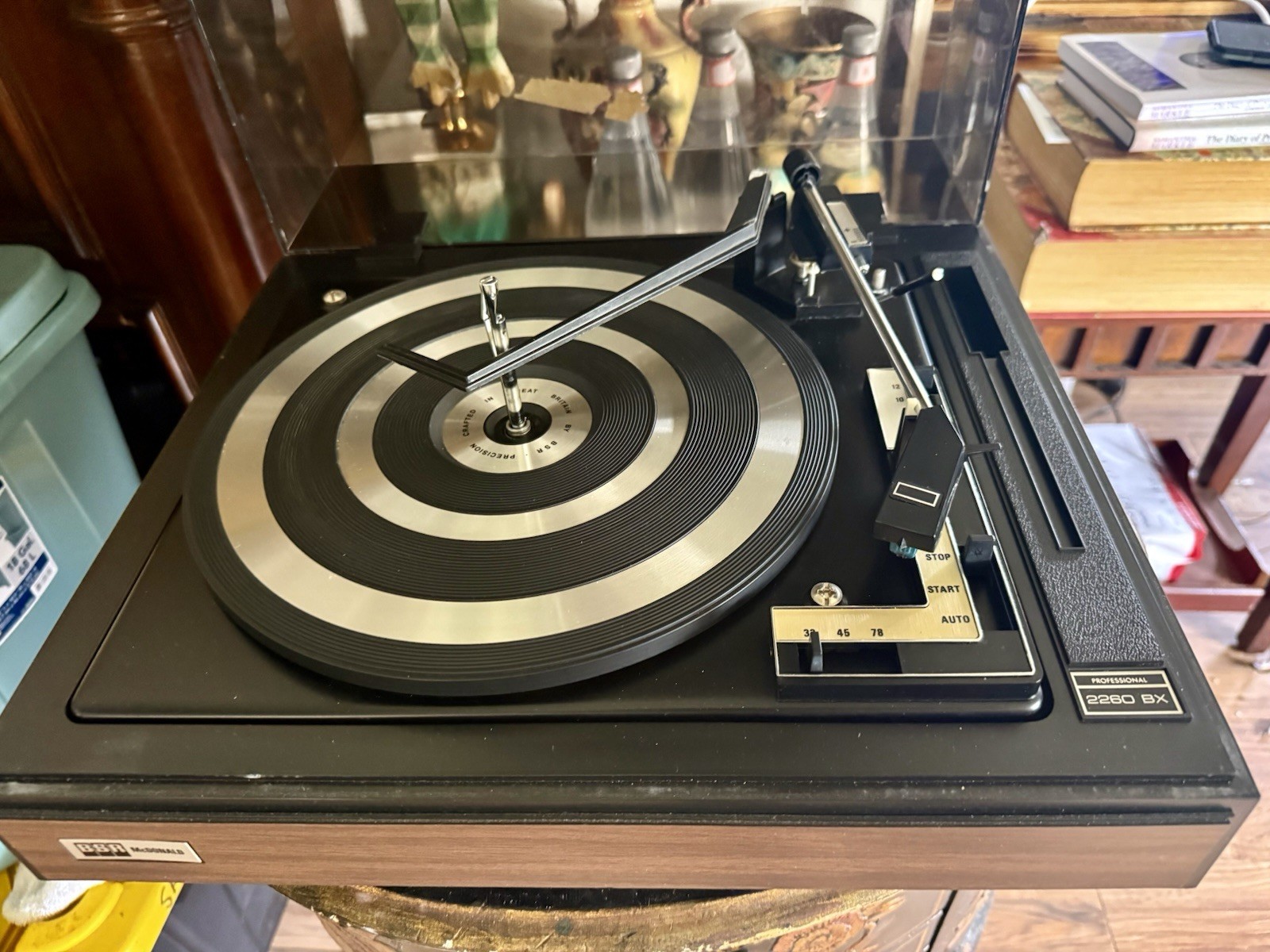 Vintage BSR Mcdonald  Professional 2260 BX Turntable w New Cartridge/Stylus
