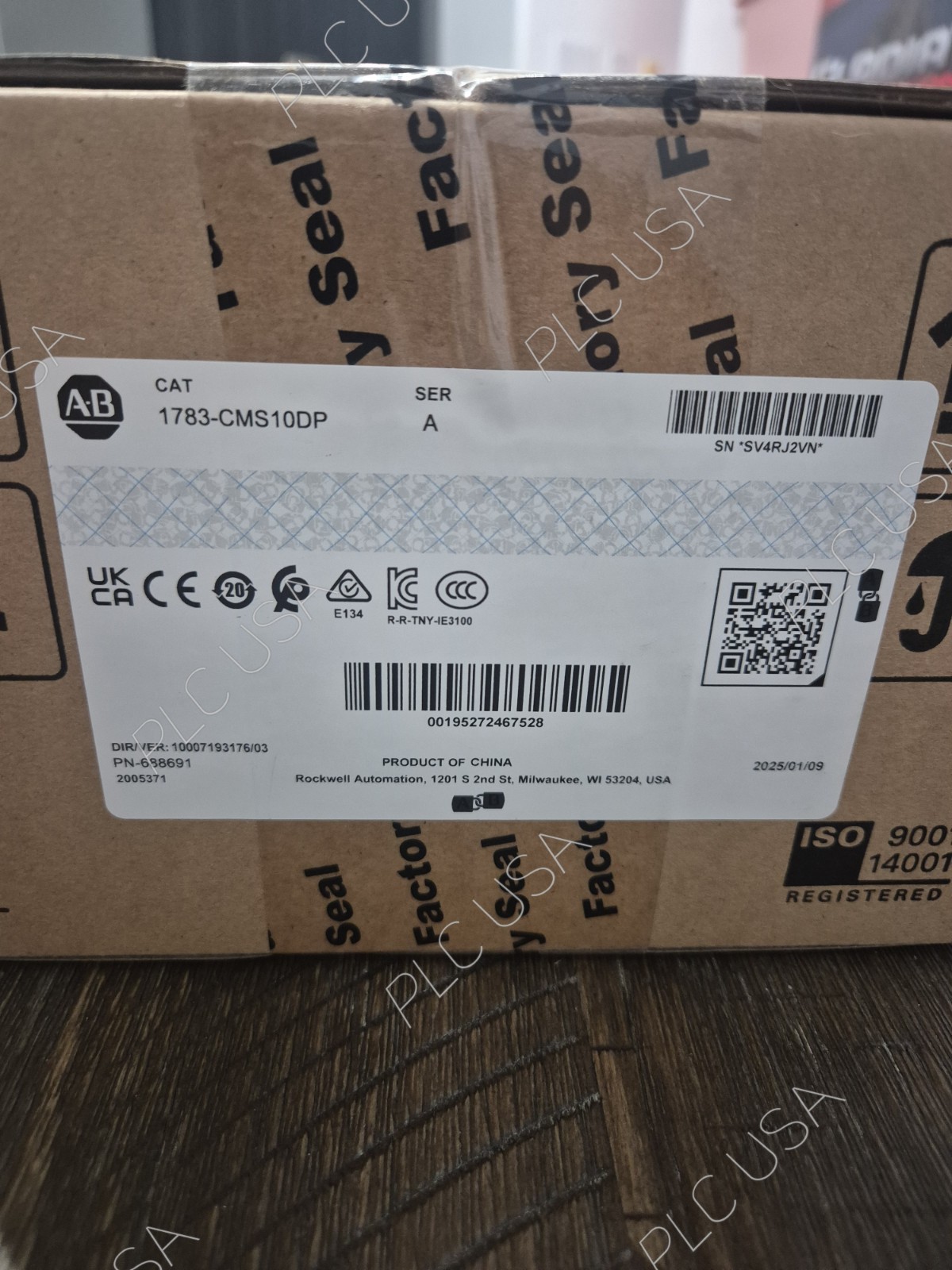 🔥UPS🔥 2025 Sealed Allen Bradley 1783-CMS10DP SER A "USA SELLER"
