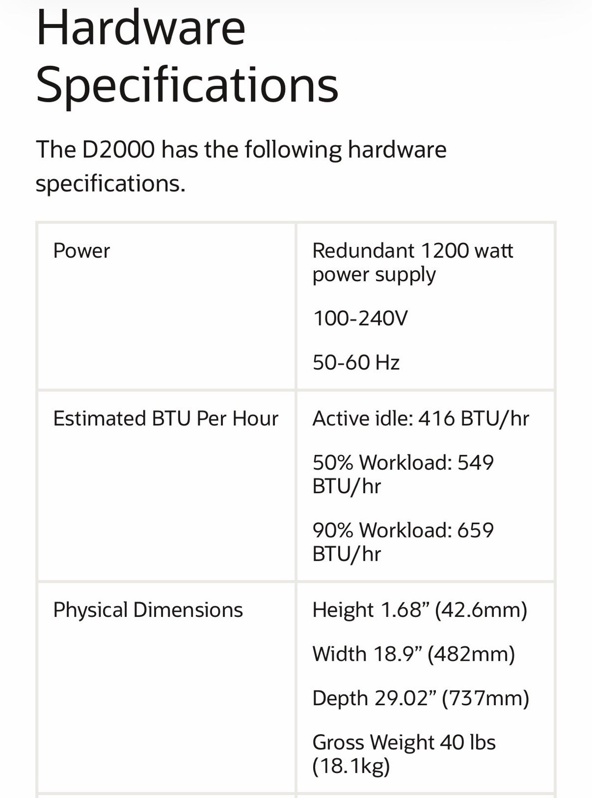 Oracle Talari D2000 High Performance SD-WAN Appliance On X7-2 Server Platform
