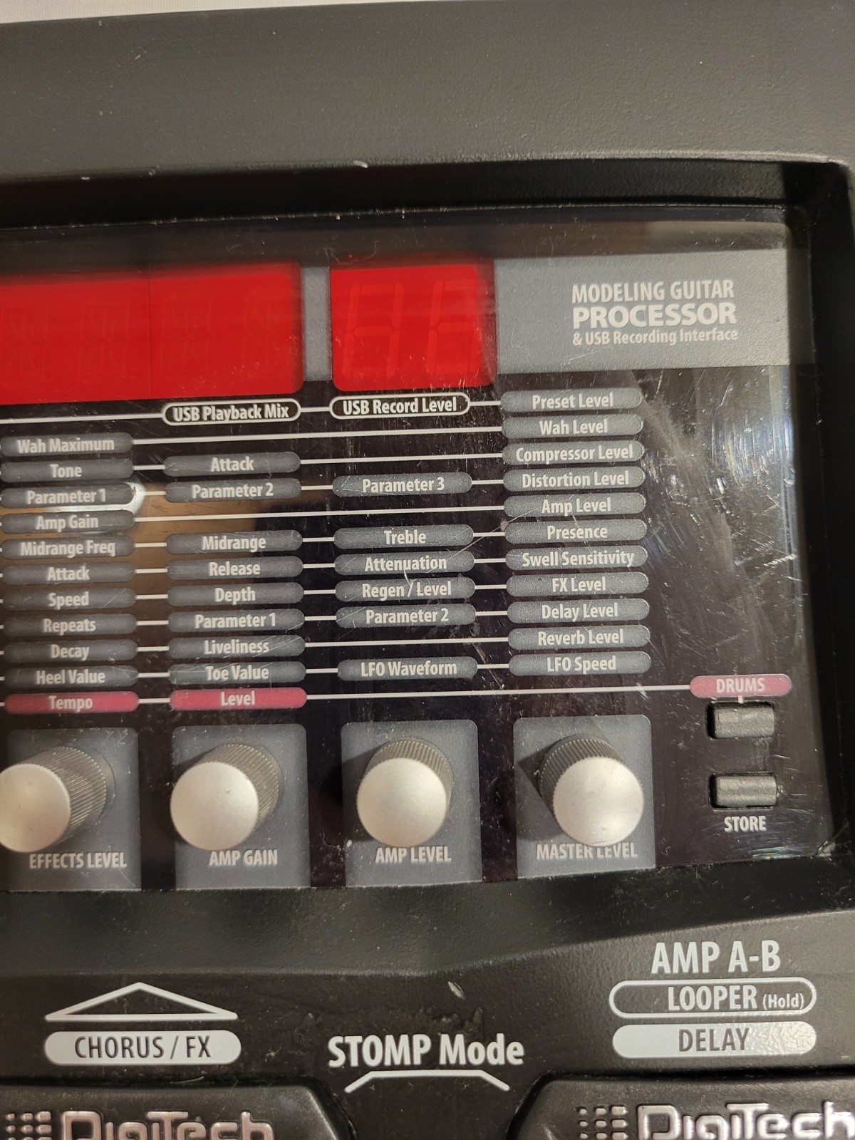 DigiTech Multi Effects Processor RP355 Guitar Effect Pedal With Power Adapter