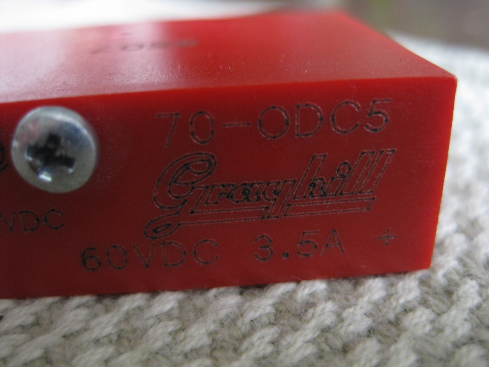 Lot 10 Grayhill 70-ODC5 I/O Module Solid State Relay 2.5-10VDC 60VDC 3.5A Output