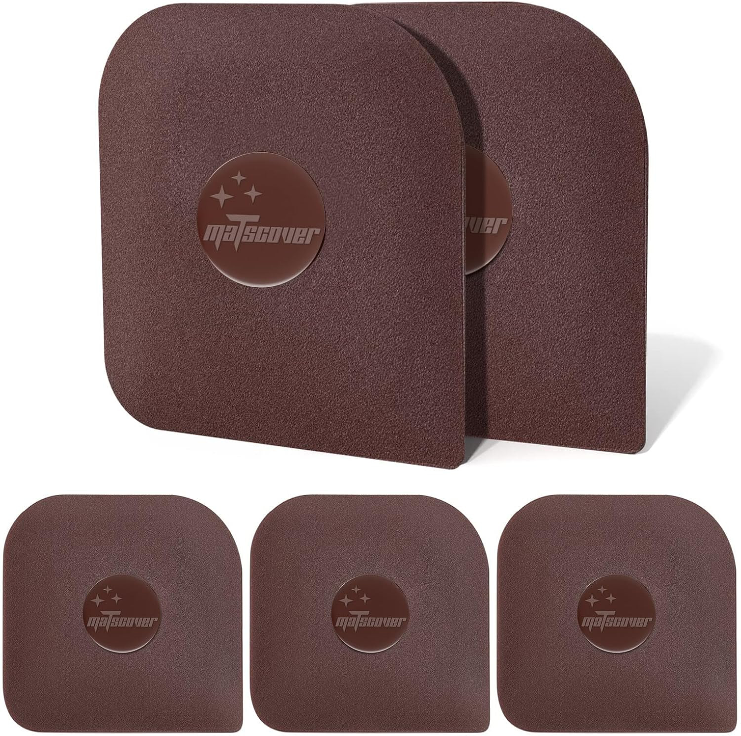 5 Pack Pan Scrapers BPA-Free ABS for Pots Cast Iron Grill Kitchen Cleaning Tools