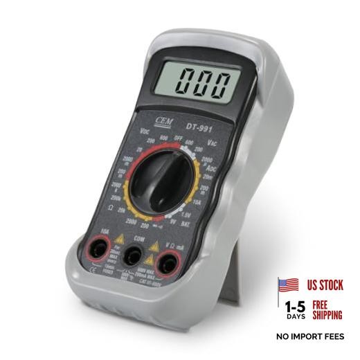 2000 Counts Digital Multimeter TRMS, Multimeter Accurate Tester for DC