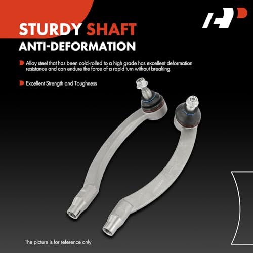 2 x Front Outer Tie Rod Ends, Compatible with Mini Cooper 2003 2004 2005 2006