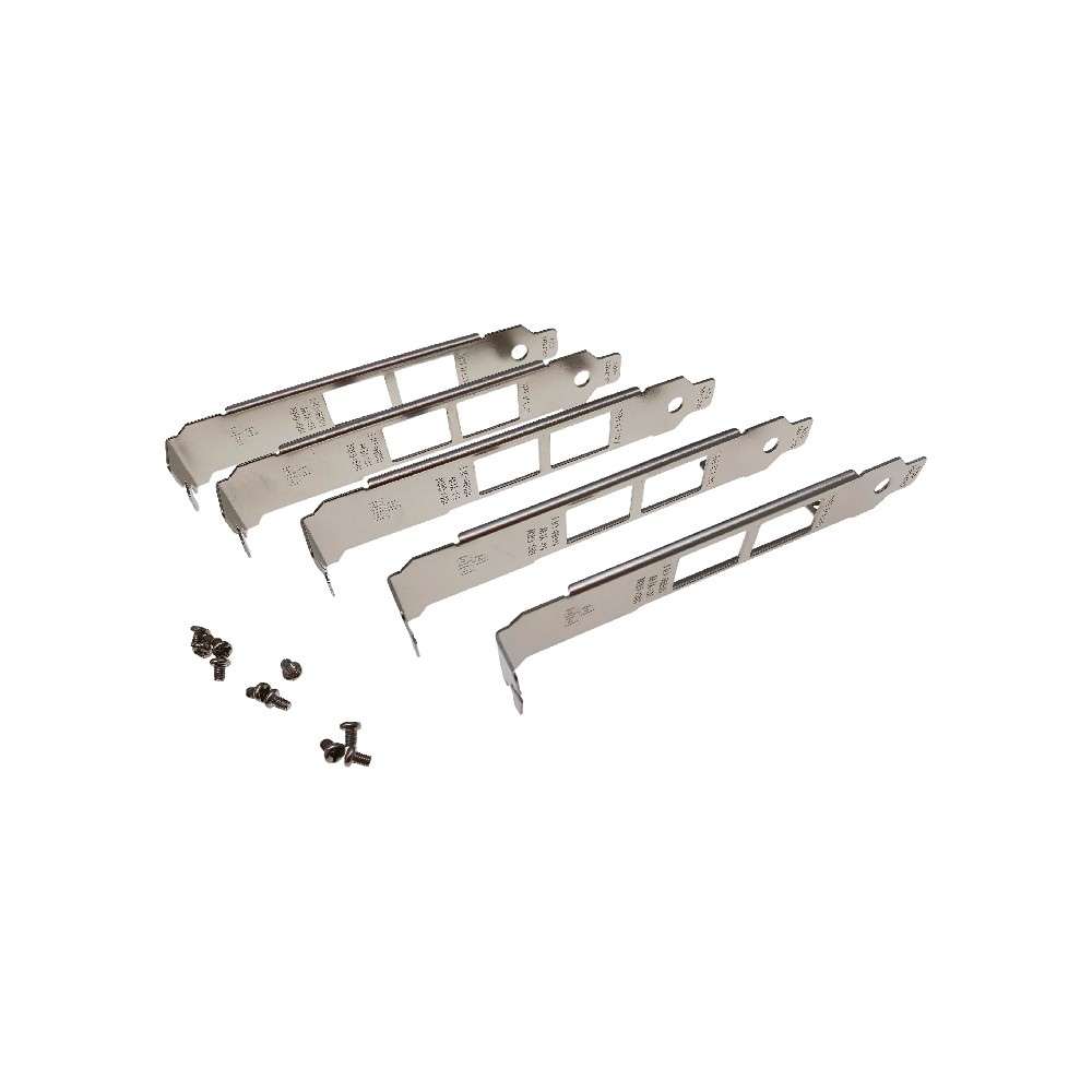 5pcs Long Full Bracket with Screws for Intel QNAP LAN-10G2T-X550 X540-T2 X550-T2