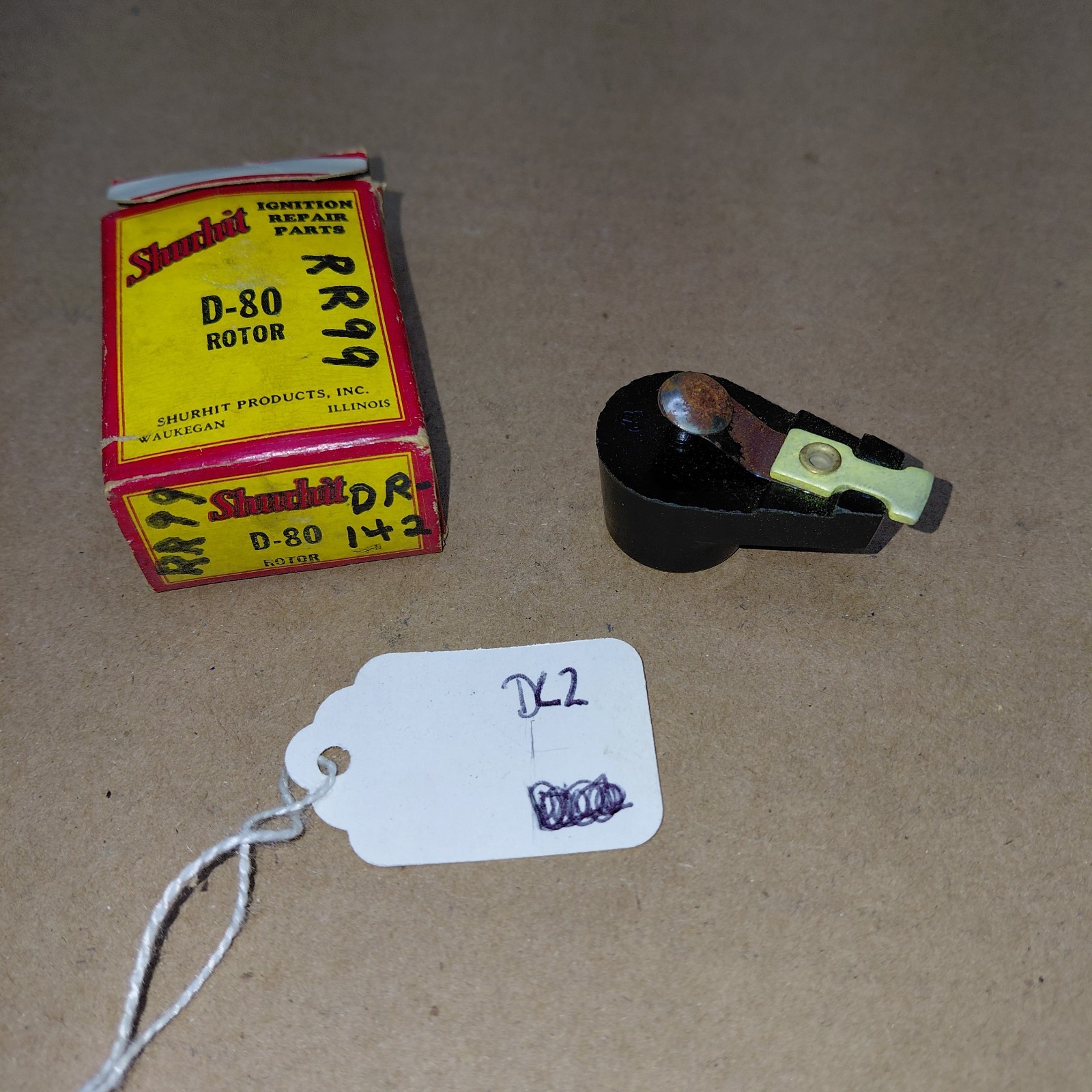 1 New Old Stock  NOS Distributor Rotor Shurhit D80 Vintage