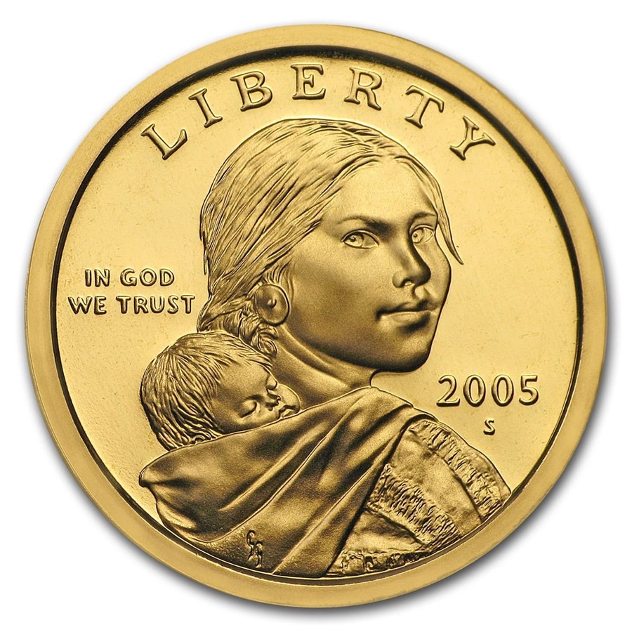 2005-S Proof Sacagawea Dollar Roll (20 coins) -- from proof sets