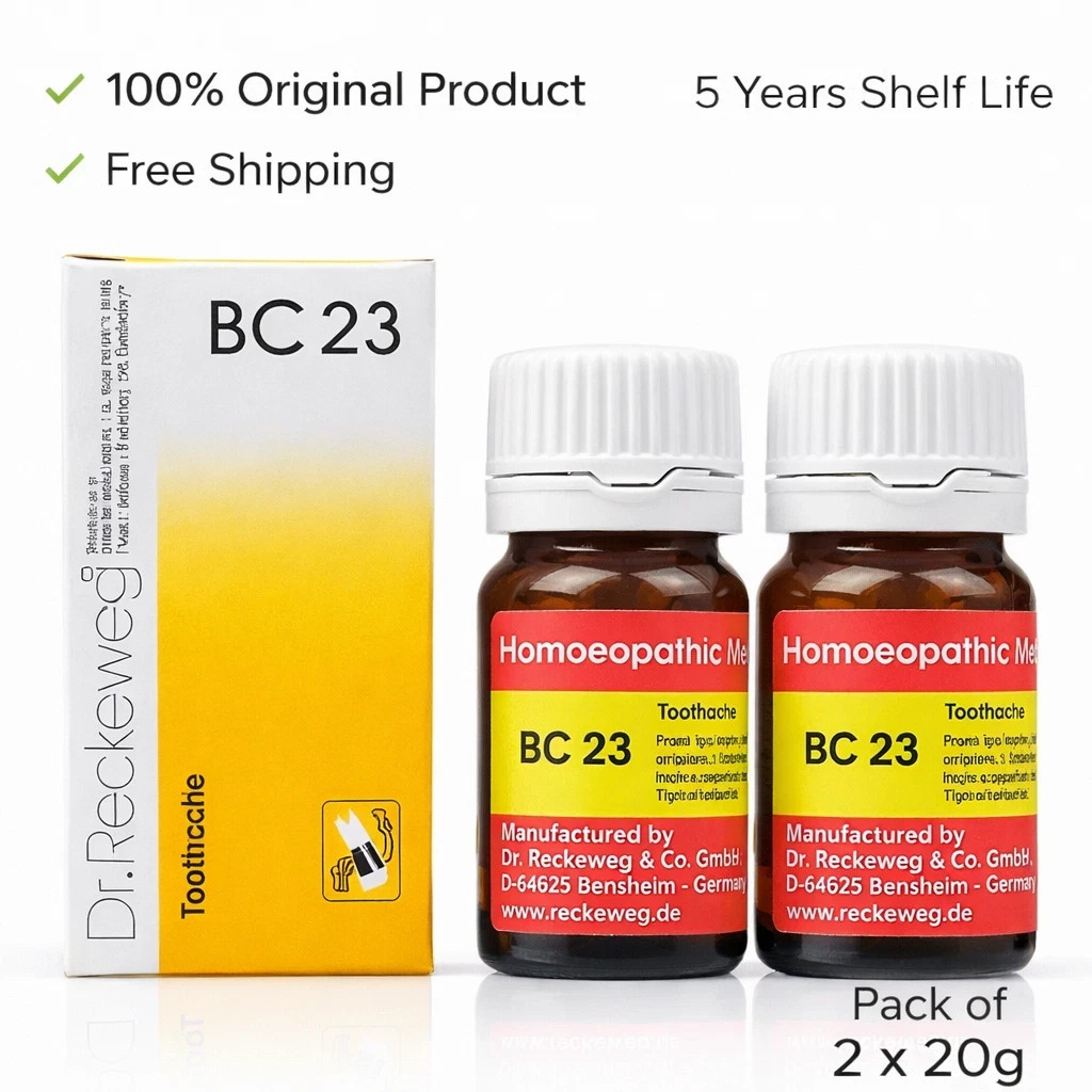 Dr Reckeweg BC 23 Tablets 20g Homeopathic General Wellness Support 2 Pack