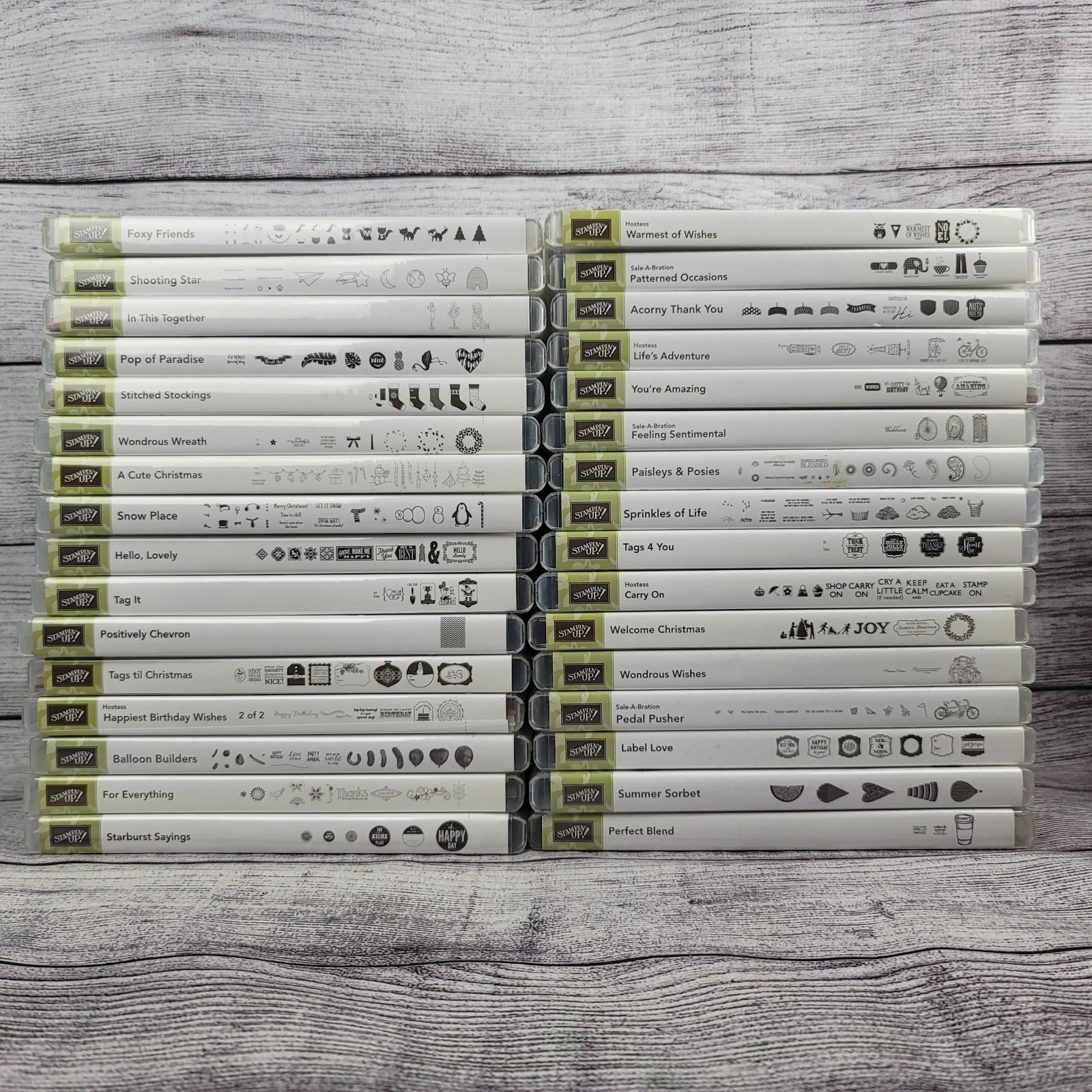YOU CHOOSE Stampin' Up Stamp Set Polymer and Cling