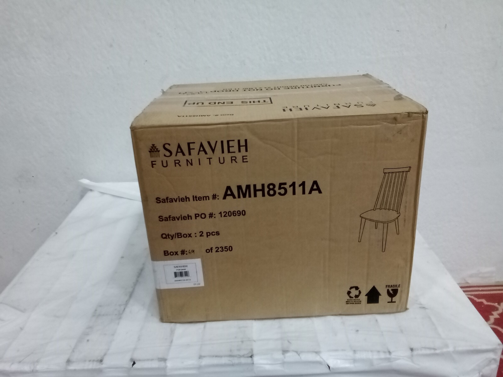 Safavieh BURRIS SIDE CHAIR, Reduced Price 2172712266 AMH8511A-SET2