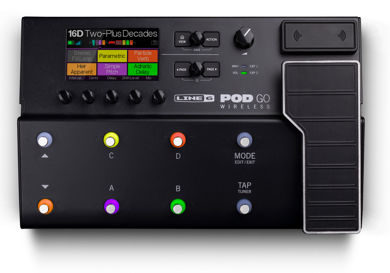 Open Box Line 6 POD Go Wireless Amp Modeler Guitar Multi Effects Processor Pedal