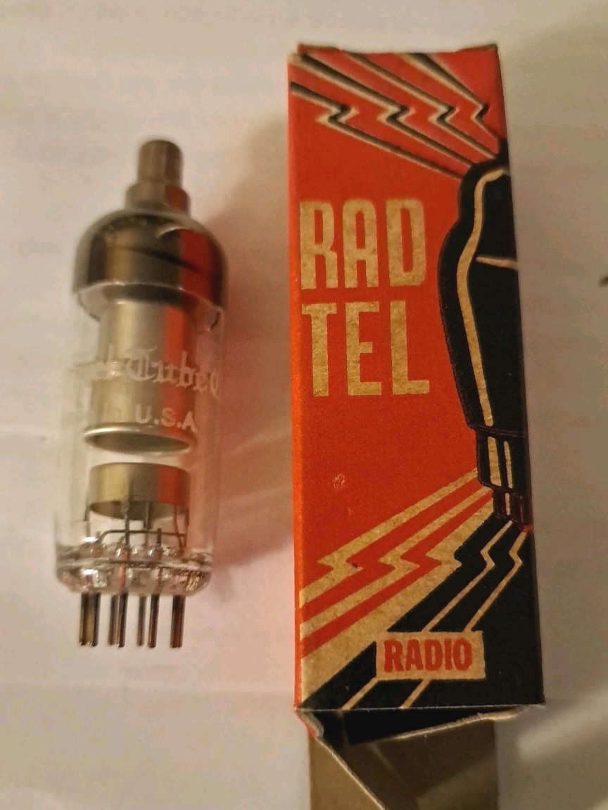 Vacuum Tube 1AX2 RAD TEL  NOS NIB Television Radio USA 426-cb41