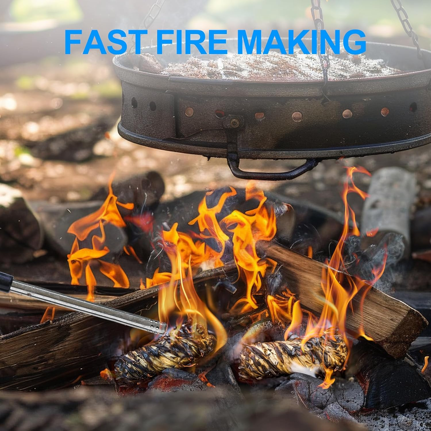 Fire Starter Sticks 110 Pack Waterproof Campfire BBQ Grill Fireplace Starters