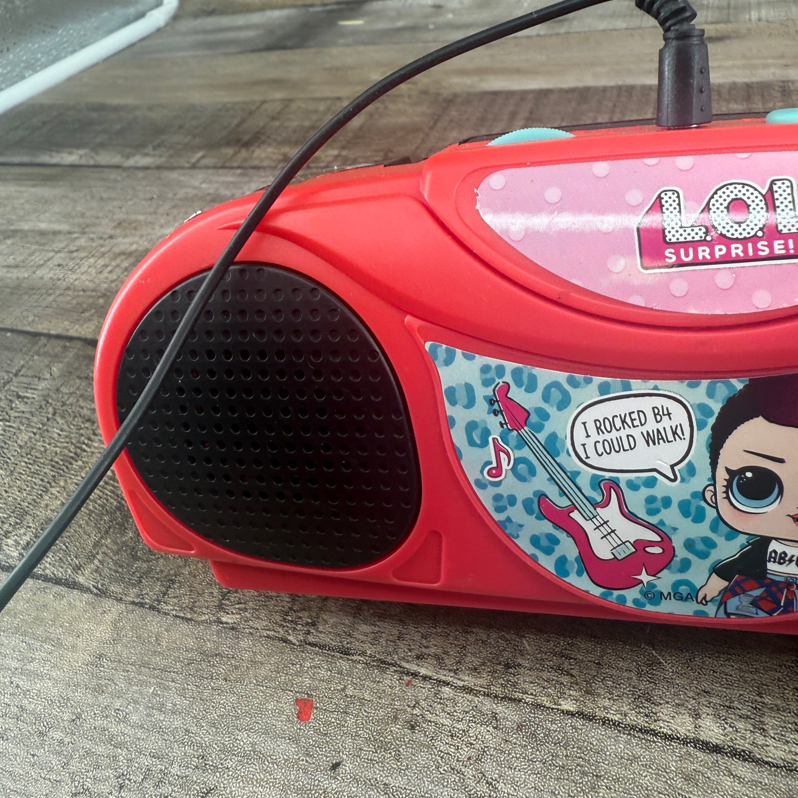 LOL Surprise Bluetooth Karaoke Machine Turns On