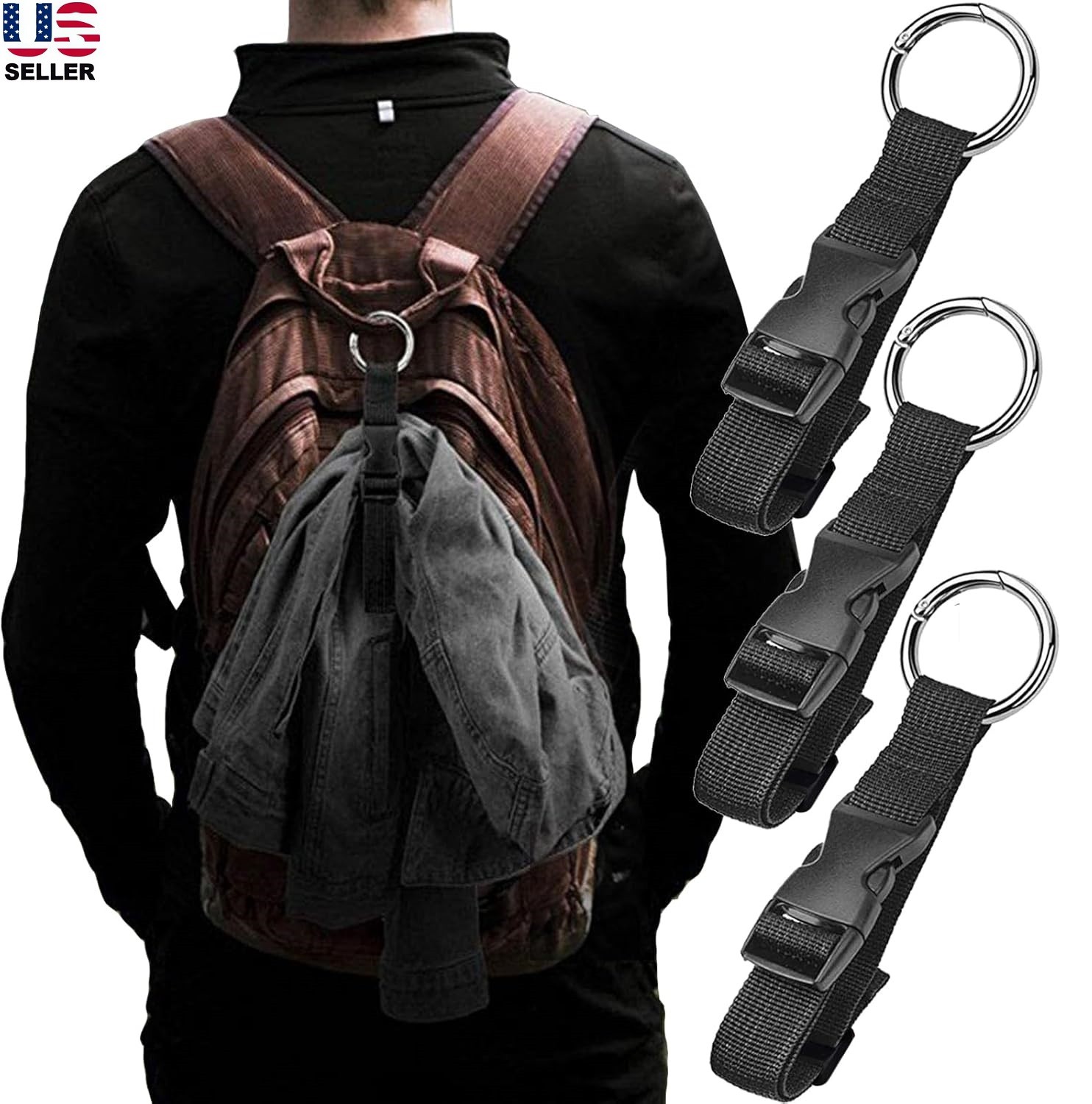 2×Adjustable Strong Extra Safety Travel Suitcase Luggage Baggage Straps Tie Belt