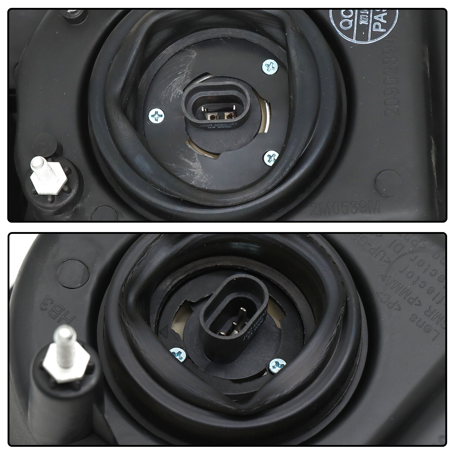 For Mack Granite GU713 Headlight Lamp Left Right Pair Side