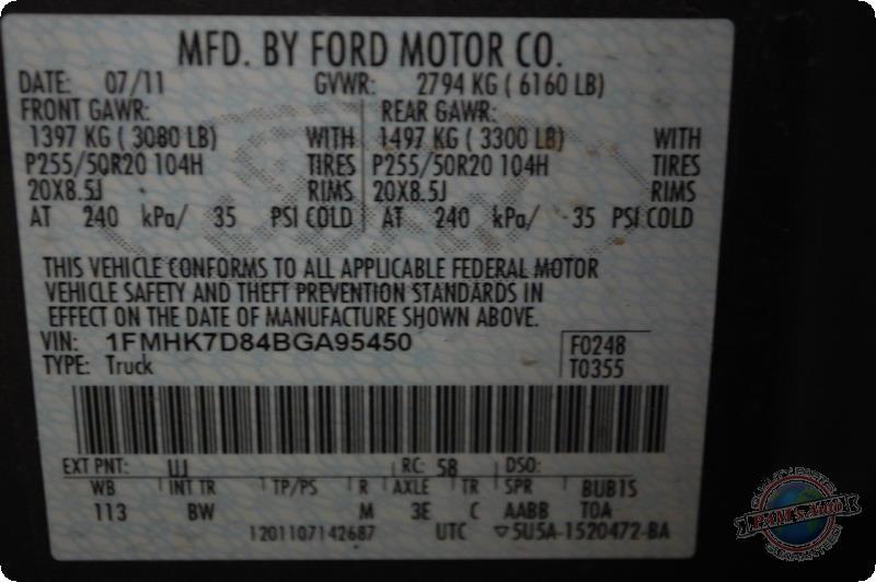 Used Park Assist Control Module fits: 2011 Ford Explorer Driver Assist LH quarte
