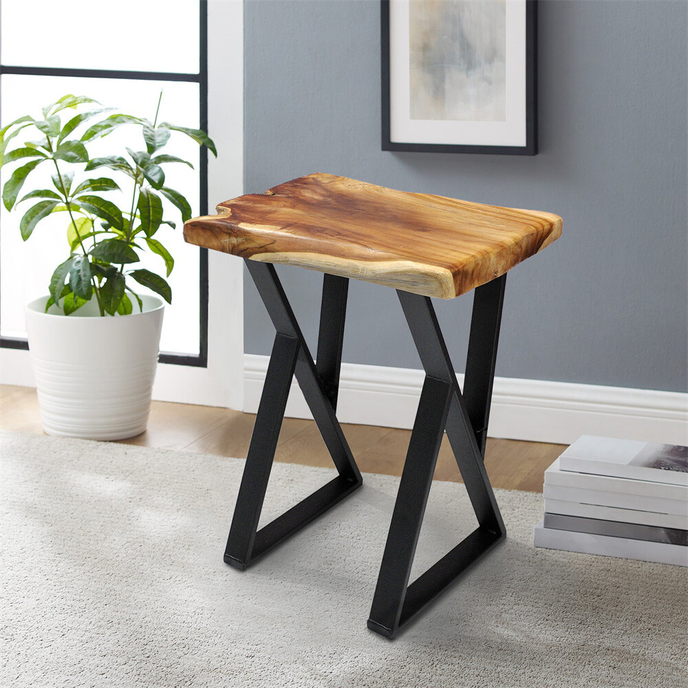 Z Type Iron Furniture Table Legs 16"-32" Heavy Duty Black Metal Legs Industrial