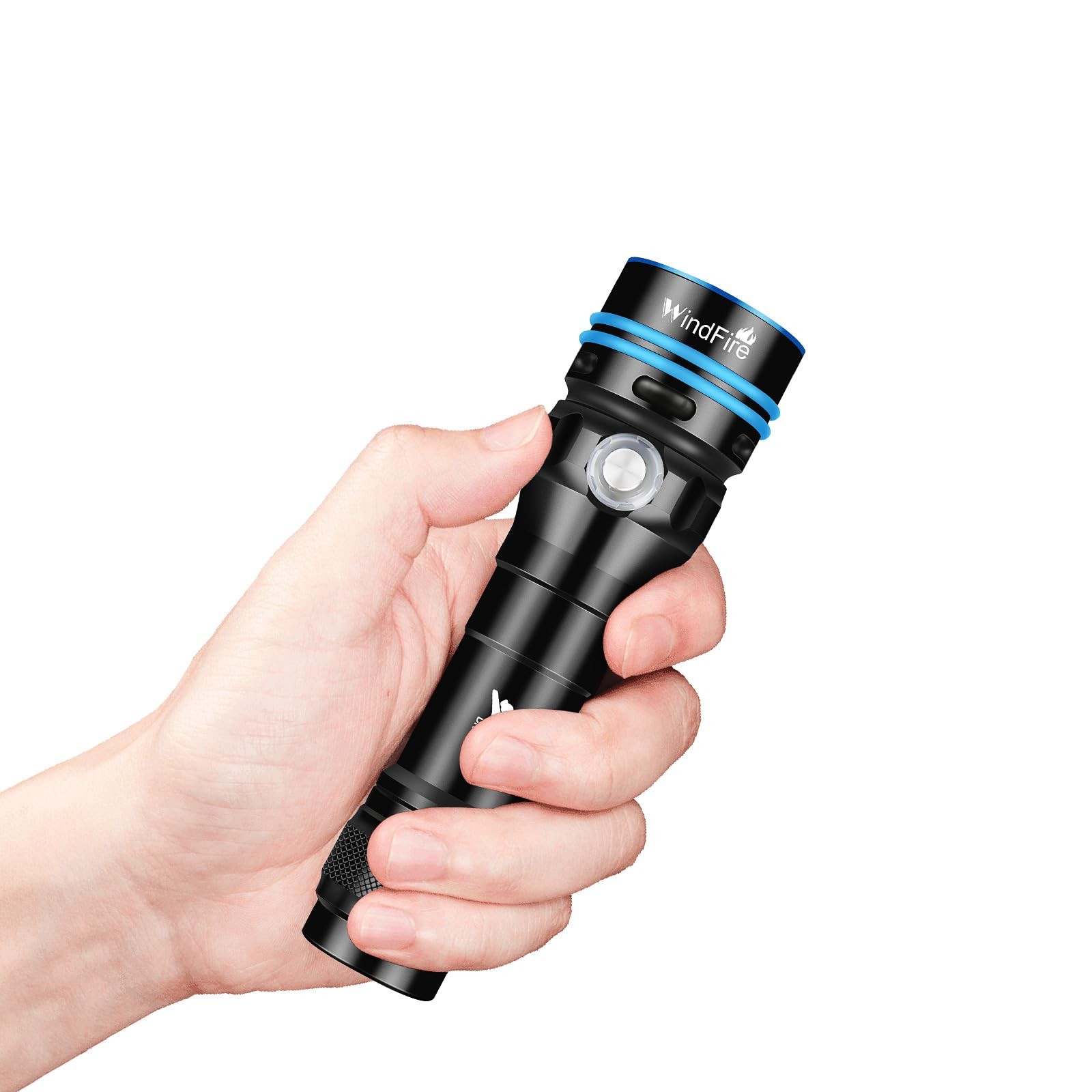 Scuba Diving Flashlight - Super Bright Led Dive Light By Windfire Ipx8