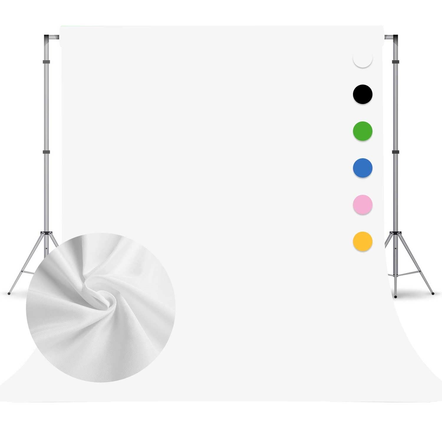 Tersum White Photography Backdrop For Photoshootphoto Backdrop Curtainperfect
