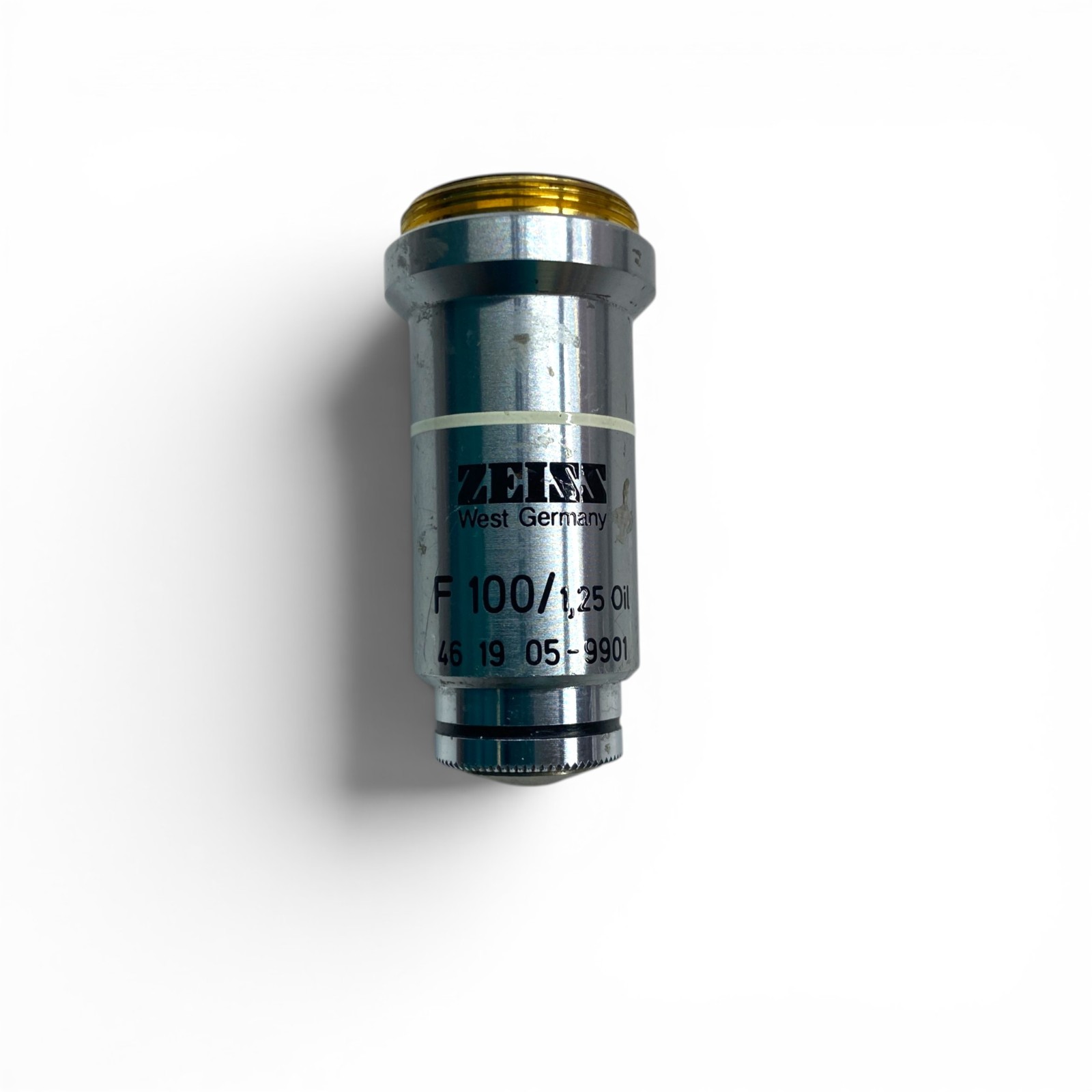 Carl Zeiss F100/1.25 Oil 160/- 100x Microscope Objective Lens 46 19 05-9901