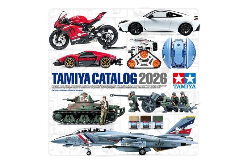 Tamiya 64463 2026 Catalog English/German/French/Spanish Catalogue Model/4WD Book