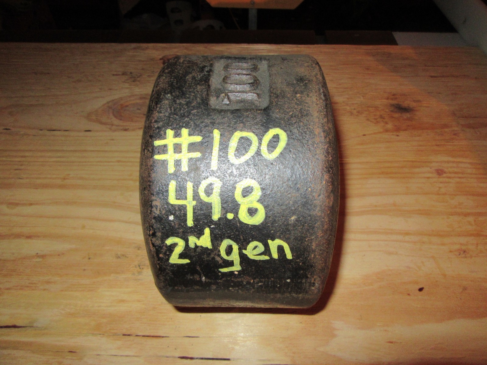 YORK Roundhead Half 100 Pound Blob Grip Number Side 2nd Generation