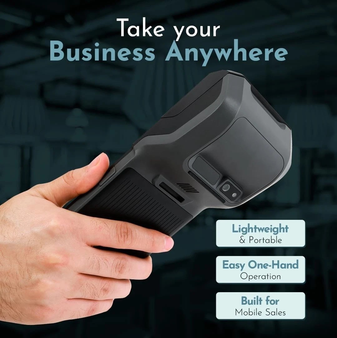 Portable 58mm Thermal Receipt Printer with NFC & 4G for Mobile Transactions