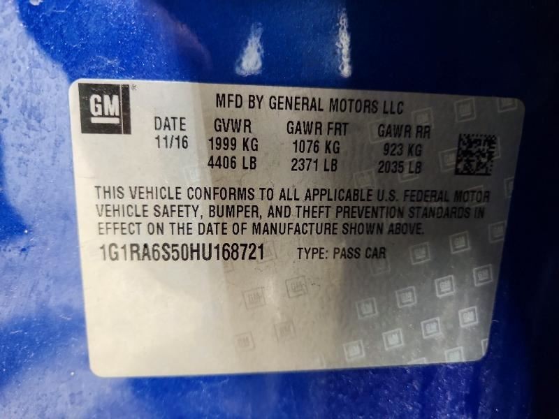 Chevy Volt Contact Sensor 2016 2017 2018 2019