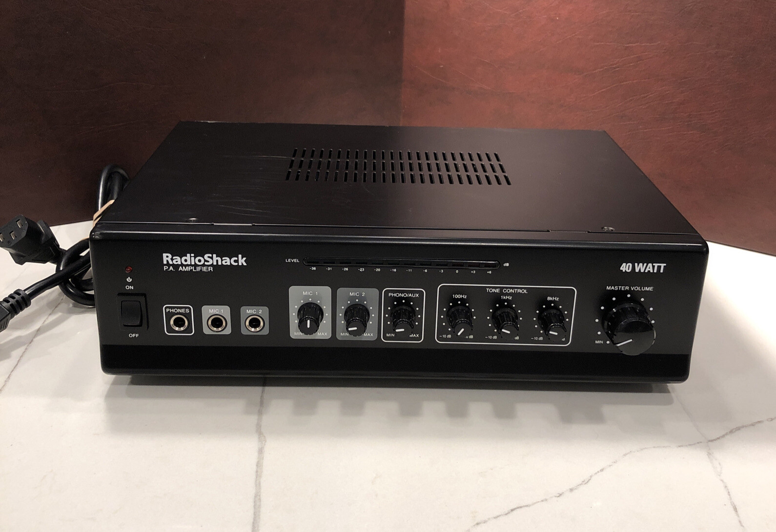 Radio Shack PA Amplifier 40 Watt Tone control 32-2054