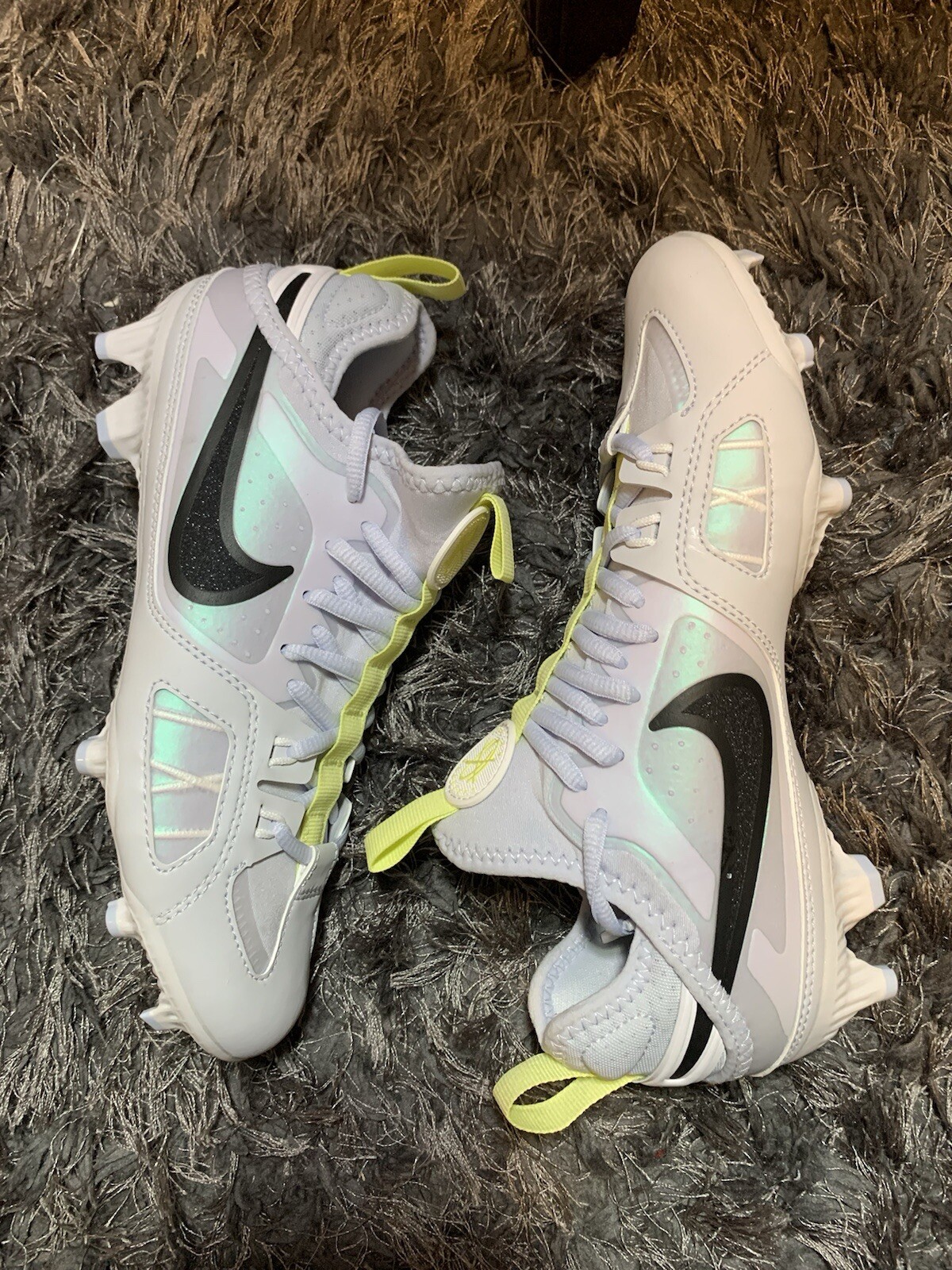 Nike Huarache 9 Varsity LAX SE Cleats Mens Size 10 New Rare FZ3620-001 Lacrosse