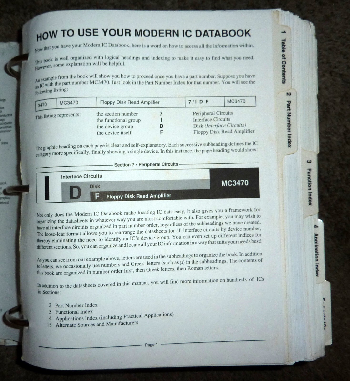 The Modern IC Databook in Large Binder WEKA 1991