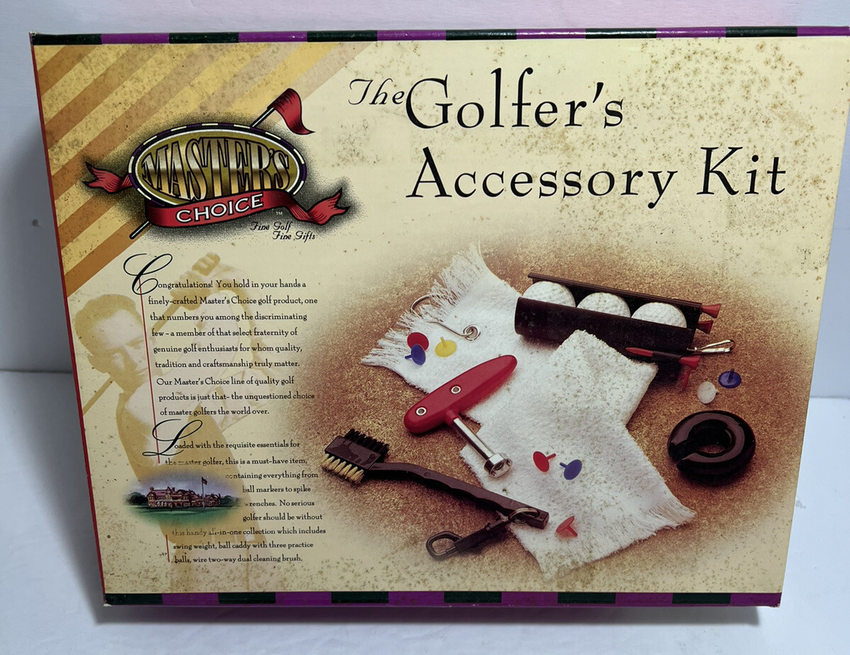 New Masters Choice Golfer's Accessory Kit-Great Father's Day or Birthday Gift