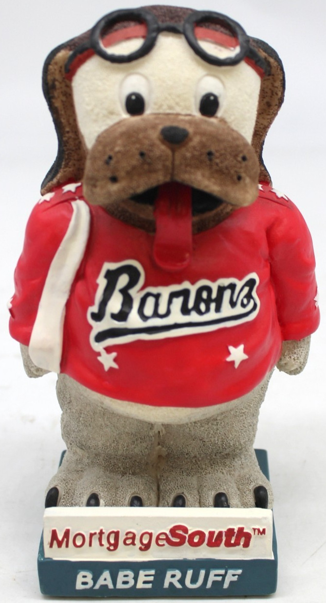 Birmingham Barons Babe Ruff 06 Piggy Bank Mascot 7" Mortgage South Coin MiLB