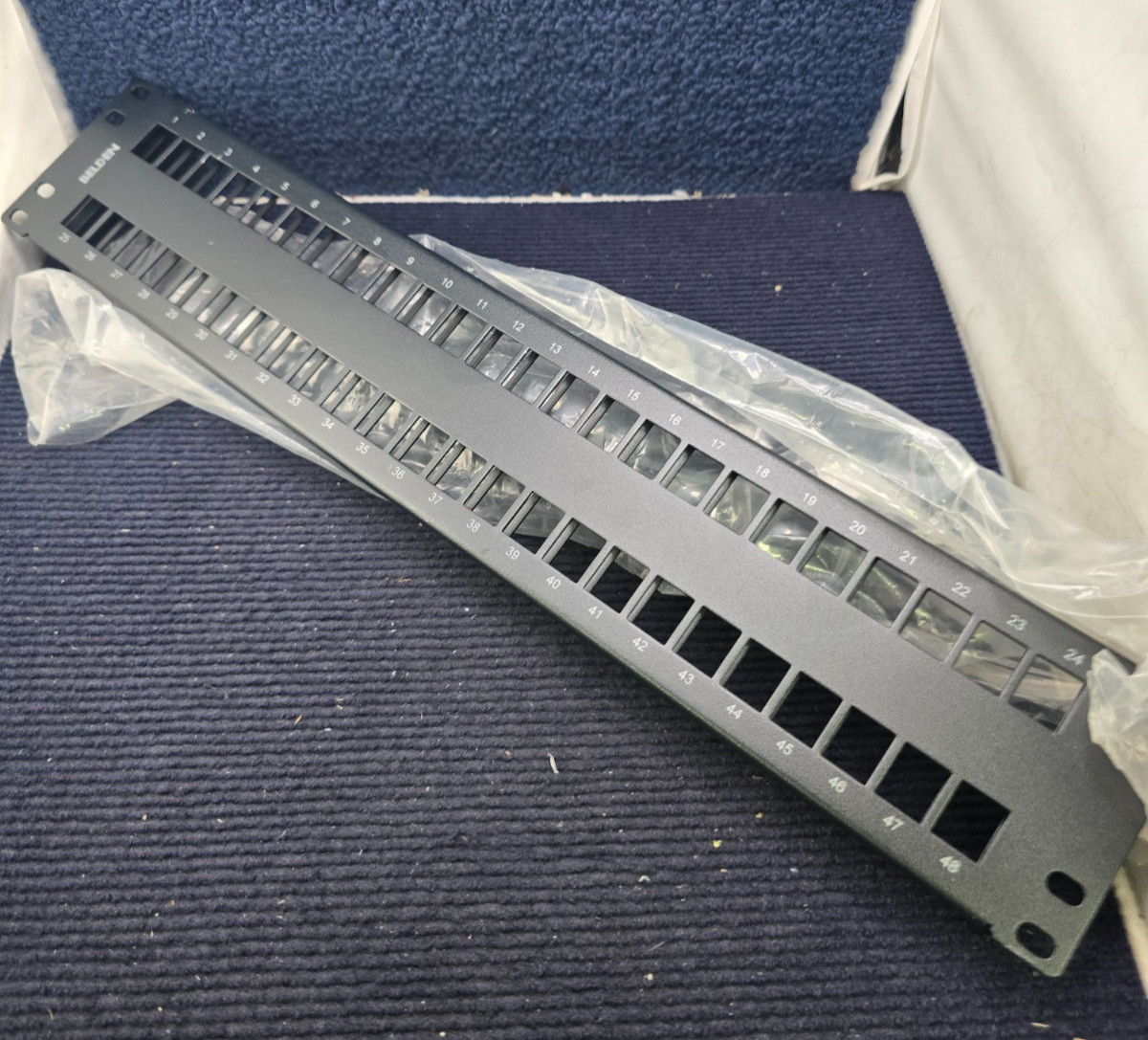 Belden AX103115: KeyConnect 48-Port Flat Patch Panel Model Blank